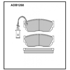 ADB1268 Allied Nippon Тормозные колодки