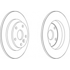 DDF1616 FERODO Тормозной диск