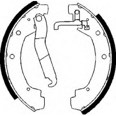 BS863 QUINTON HAZELL Комплект тормозных колодок