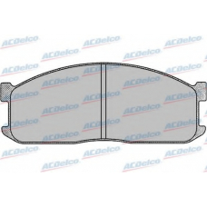 AC651781D AC Delco Комплект тормозных колодок, дисковый тормоз