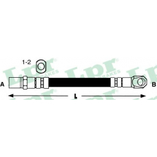 6T46312 LPR Тормозной шланг