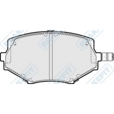 PD3294 APEC Комплект тормозных колодок, дисковый тормоз