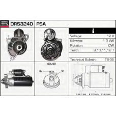 DRS3240 DELCO REMY Стартер
