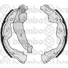 S 83 509 BREMBO Комплект тормозных колодок