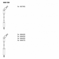 600/139 BREMI Комплект проводов зажигания