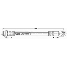 FBH6699 FIRST LINE Тормозной шланг