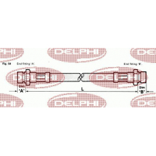 LH3242 DELPHI Тормозной шланг