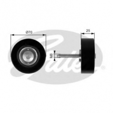 T36263 GATES Паразитный / ведущий ролик, поликлиновой ремень