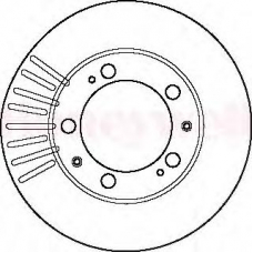 561806B BENDIX Тормозной диск