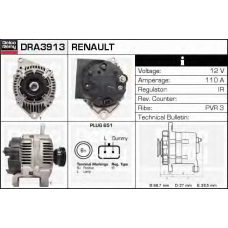 DRA3913 DELCO REMY Генератор