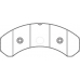 JSX 2825.20 ROADHOUSE Комплект тормозных колодок, дисковый тормоз