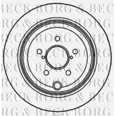BBD4756 BORG & BECK Тормозной диск