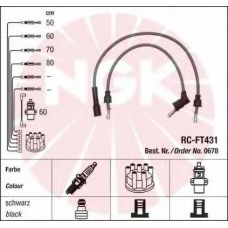 0678 NGK Комплект проводов зажигания
