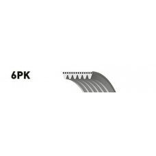 6PK2315 GATES Поликлиновой ремень