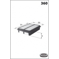 ELP9267 MECAFILTER Воздушный фильтр