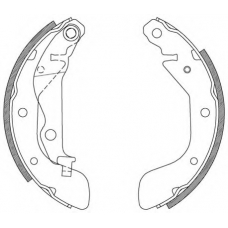 BSA2117.00 OPEN PARTS Комплект тормозных колодок