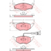 GDB1474 TRW Комплект тормозных колодок, дисковый тормоз