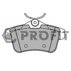 5000-4224 PROFIT Комплект тормозных колодок, дисковый тормоз