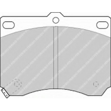 FSL714 FERODO Комплект тормозных колодок, дисковый тормоз