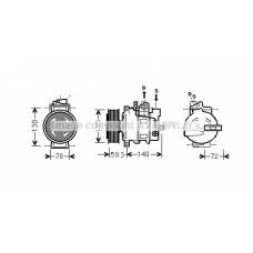 AIAK313 AVA Компрессор, кондиционер