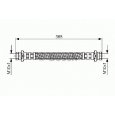 1 987 481 215 BOSCH Тормозной шланг