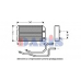 159001N AKS DASIS Теплообменник, отопление салона