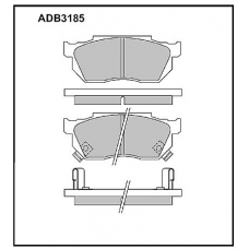 ADB3185 Allied Nippon Тормозные колодки