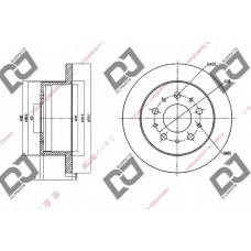 BD1516 DJ PARTS Тормозной диск