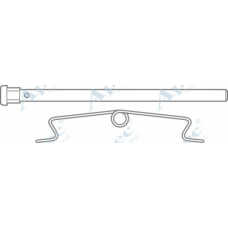 KIT522 APEC Комплектующие, тормозные колодки