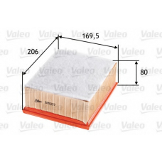 585007 VALEO Воздушный фильтр