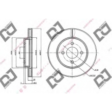 BD2036 DJ PARTS Тормозной диск