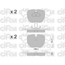 822-559-0 CIFAM Комплект тормозных колодок, дисковый тормоз