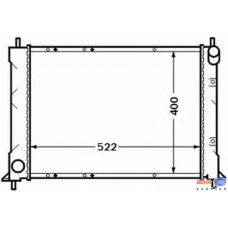 8MK 376 772-201 HELLA Радиатор, охлаждение двигателя