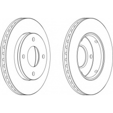 DDF1621-1 FERODO Тормозной диск