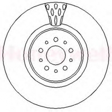 562298B BENDIX Тормозной диск