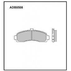 ADB0508 Allied Nippon Тормозные колодки