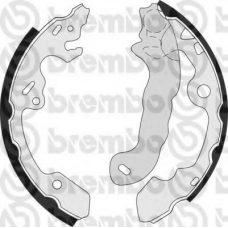 S 24 531 BREMBO Комплект тормозных колодок