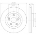 MDC1850 MINTEX Тормозной диск