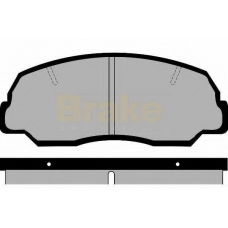 PA366 BRAKE ENGINEERING Комплект тормозных колодок, дисковый тормоз