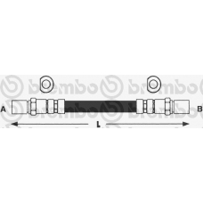 T 59 048 BREMBO Тормозной шланг