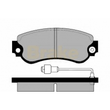 PA332 BRAKE ENGINEERING Комплект тормозных колодок, дисковый тормоз