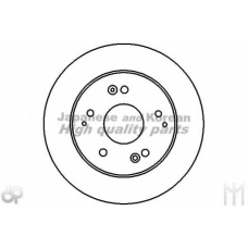 0993-2304 ASHUKI Тормозной диск