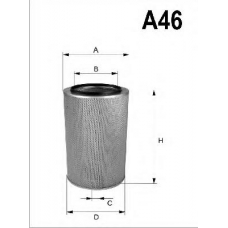 WA6150 QUINTON HAZELL Фильтр воздушный