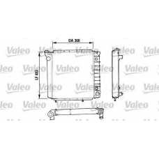 810934 VALEO Радиатор, охлаждение двигателя