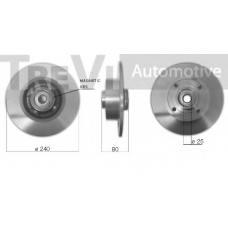 WB2268 TREVI AUTOMOTIVE Комплект подшипника ступицы колеса