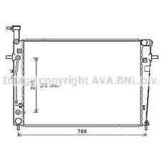 KA2251 AVA Радиатор, охлаждение двигателя