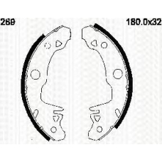 8100 10269 TRIDON Brake shoes