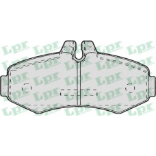 05P672 LPR Комплект тормозных колодок, дисковый тормоз