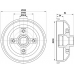 62401 PAGID Тормозной барабан