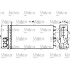 812014 VALEO Теплообменник, отопление салона